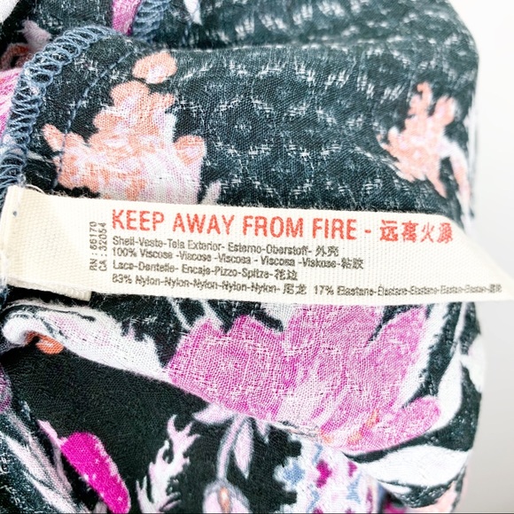 Free People Stevie Graphite Combo Maxi Dress XS - Picture 7 of 7